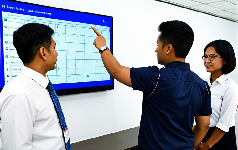 테크노스트레스를 줄이는 직장 문화 만들기 - Technology-Free Zone**

"A bright and airy break room in a modern Malaysian office, featuring comfor...